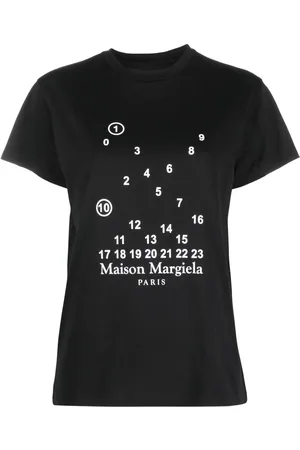 Maison Margiela Numbers-motif cotton T-shirt