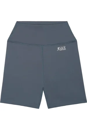 Sporty & Rich Action logo-print biker shorts