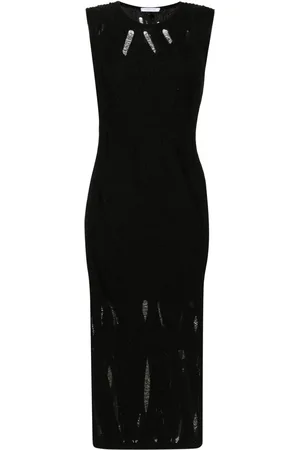 Patrizia Pepe Sleeveless knitted midi dress