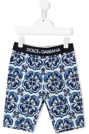 Dolce & Gabbana Majolica-print cycling shorts