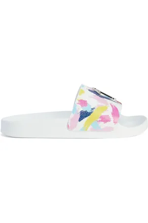 Giuseppe Zanotti Brett brushstroke-print slides