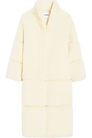 Apparis Sylke V-neck faux-fur coat