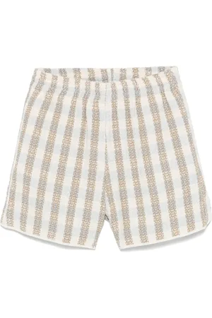 BLUE SKY INN Checked boucl?? shorts