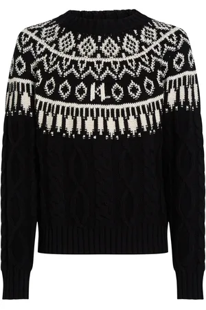 Karl Lagerfeld Patterned intarsia-knit jumper