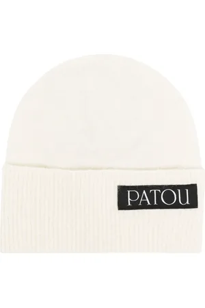 Patou Logo-patch knitted beanie