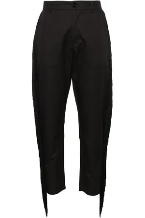 Pinko Fringed straight-leg trousers
