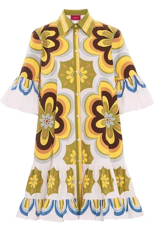 La DoubleJ Choux geometric-print dress