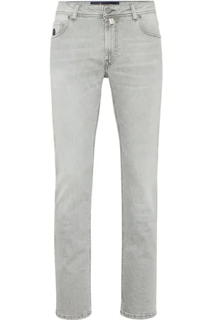 BILLIONAIRE Logo-embroidered jeans