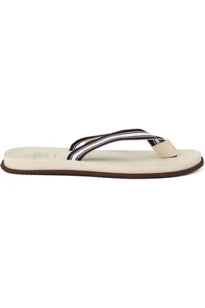 Brunello Cucinelli Leather pool slides