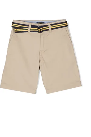 Ralph Lauren Belted cotton shorts