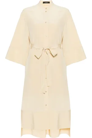 Joseph Collarless silk dress