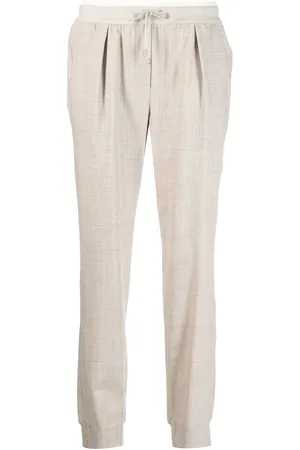 LORENA ANTONIAZZI Virgin wool-blend track pants