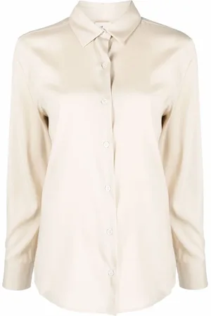 Paula Long-sleeve silk shirt