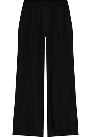 Victoria Beckham Monogram-jacquard wide-leg trousers