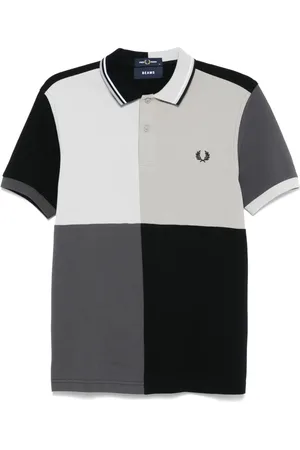Fred Perry X Beams colour-block polo shirt