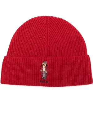 Ralph Lauren Polo Bear-motif beanie hat