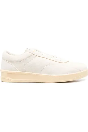 Jil Sander Lace-up leather sneakers