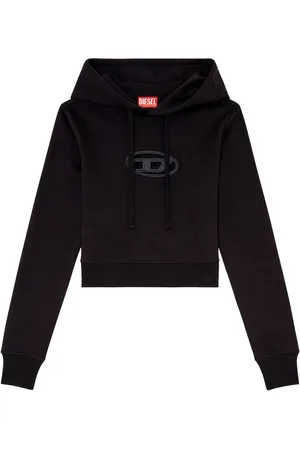 Diesel Logo-patch drawstring hoodie