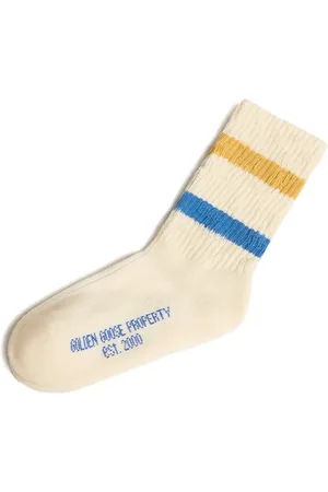 Golden Goose Stripe-detail ribbed cotton socks