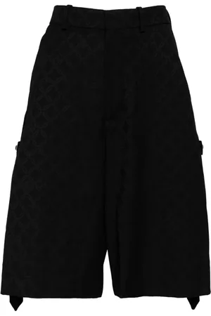 Charles Jeffrey Loverboy Logo-appliqu?? knee-length shorts