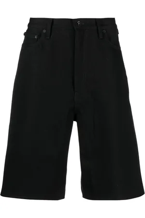 OFF-WHITE Single Arrow denim shorts