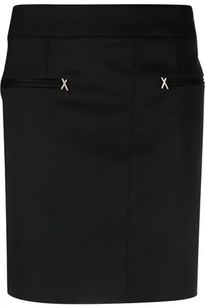 GENNY Crystal-embellished detail skirt