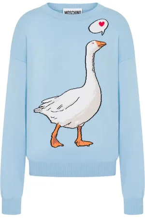 Moschino Goose-motif sweater