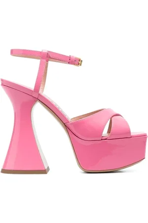 Moschino Patent leather platform sandals