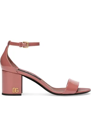 Dolce & Gabbana DG patent-leather sandals