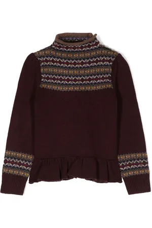 Ralph Lauren Fair isle-intarsia mock-neck jumper