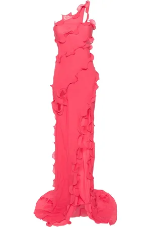 Cult Gaia Micola ruffled maxi dress