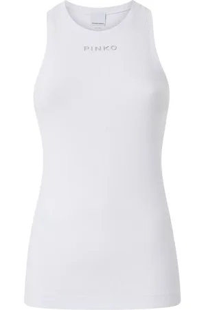 Pinko Logo-lettering tank top