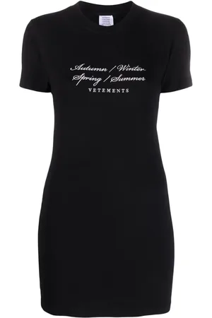 Vetements Graphic-print T-shirt minidress