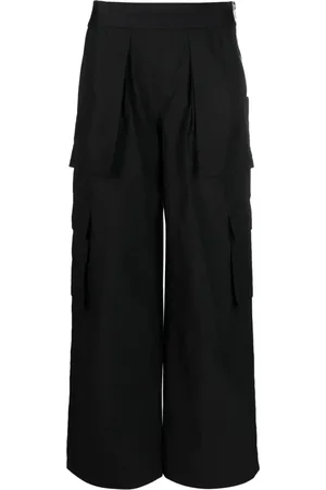 Alexander Wang Logo-waistband cargo-pockets trousers