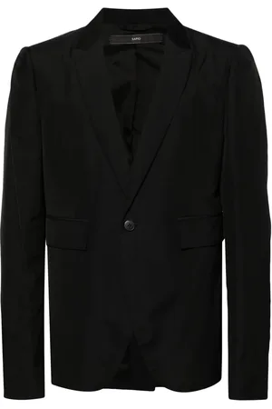SAPIO Single-breasted jacquard blazer