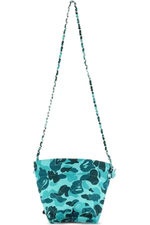 SAINT MXXXXXX X BAPE camouflage-print bucket bag