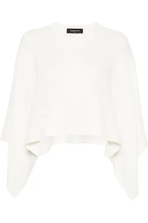 Fabiana Filippi Sequin-embellished knitted poncho