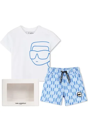 Karl Lagerfeld Logo-print shorts (set of two)