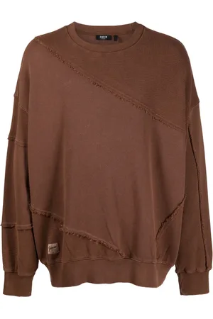 FIVE CM Embroidered patchwork sweatshirt