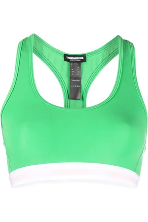 Dsquared2 Logo-underband racerback sports bra
