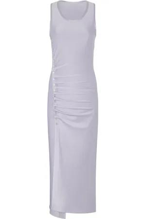 Paco rabanne Stud-detailed sleeveless midi dress