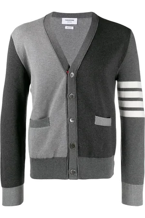 Thom Browne 4-Bar V-neck cardigan