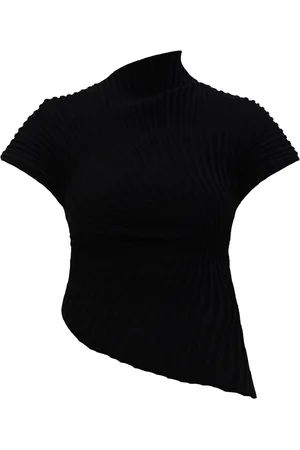 Cult Gaia Ribbed-knit T-shirt