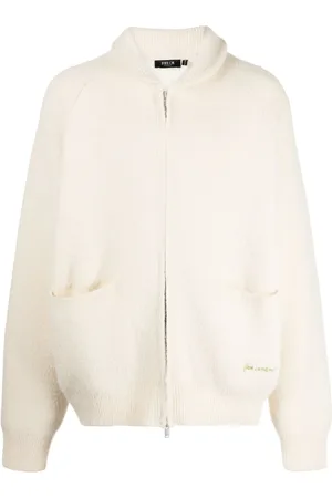 FIVE CM Ribbed-knit zipped cardigan