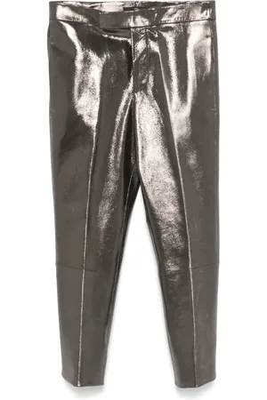 SAPIO Lizard-effect trousers