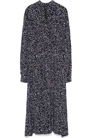 Karl Lagerfeld Zebra-print midi dress
