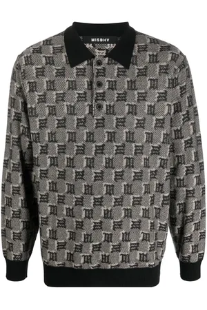 MISBHV Logo-jacquard polo jumper