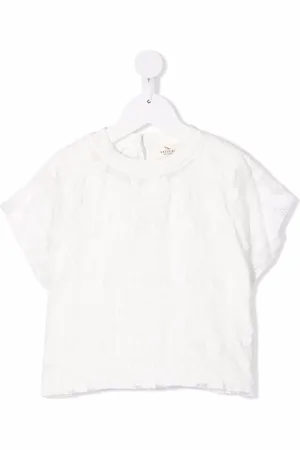 Le pandorine Floral lace T-shirt