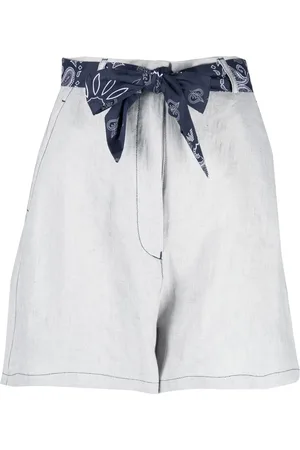 Emporio Armani High-waisted cotton shorts