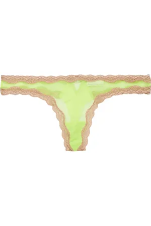 FLEUR DU MAL Sheer tulle thong